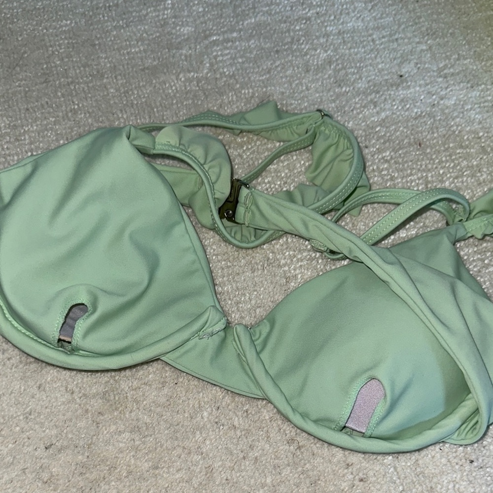 Green Adjustable Strap Bikini Set - image 2